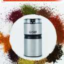 Commercial Chef Coffee Grinder, 2.1-Oz. Capacity, Kitchen Appliance Grinds Coffee, Herbs or Spices, 200 Watt, One-Touch Pulse Control, CHCG21SSA6, Stainless Steel