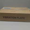 Vibration Plate Exercise Machine, Vibrating Plate Platform for Lymphatic Drainage with 200 Adjustable Speeds, Power Vibration Plate for Weight Loss & Fitness, Supports Weight 450 Lbs (Jet Black)