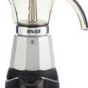 Imusa 6 or 3cup Electric Espresso Maker, Silver