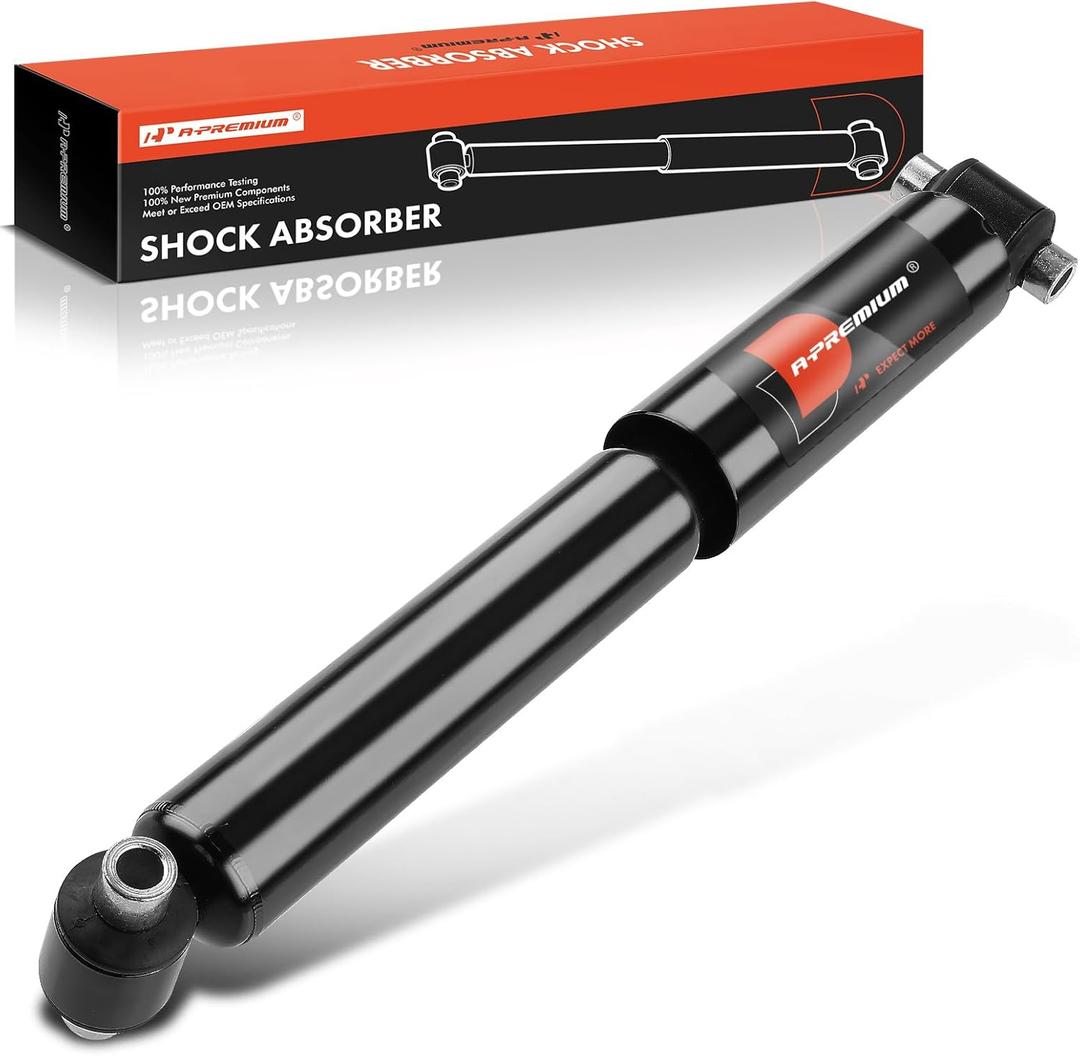 A-Premium Heavy Duty Rear Shock Absorber Compatible with International 9000 Series, LoneStar, TerraStar, ProStar [w/ 40k lb Rear Air Suspension]; Replaces 3573265C1 3586883C1 3620395C1