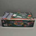 Christmas Train Set for Around The Tree Train Toys for Toddlers with Luxury Track & Glowing,Lights & Sound,Train Carriages & Tracks for 3 4 5 6 7 8+ Years Old Kids Decoration Indoor