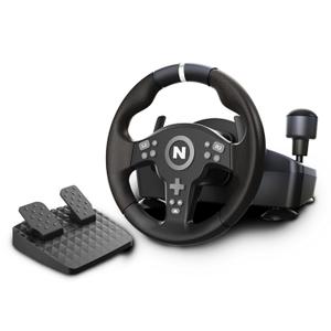 Nitho Drive Pro V200 PC Gaming Racing Wheel with Pedals and Shifter, Steering Wheel Compatible with PC, PS4, Switch 2/Switch, Xbox Series X|S and Xbox One, 270 Car Driving Simulator with Vibration