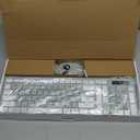 Wireless Keyboard and Mouse Combo, Full-Sized Wireless Keyboard and Adjustable DPI Mouse, 2.4GHz USB Receiver, Silent Keyboard and Mouse for PC, Windows, MAC, Desktop, Laptop (Avocado Green)