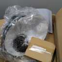 ELYONA 2 Pack Hammered Pendant Lights, 12" Industrial Metal Dome Hanging Lamp, Solid Wood Pendant Light Fixtures for Kitchen Island, Bar, Farmhouse, Dining Room, Bedroom, Hallway, Black