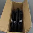 TangMiGe 4-Pack Universal Hubcaps Wheel Covers Replacement R17, Steel Wheel Rim Cover for Most Cars Trucks Sedans SUV, 17" 17 in Hub Caps (Bright Black Color, 17 inch)