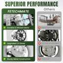 Upgrade 763RL B Unit, 763RLN Fan Motor S0503B000 Fit for Nut-one Bro-an 763RLN B 763RL/769RL A Unit 763RLN 763RLL 763RLN-R01, 769RF/769RL B Unit Fan Replacement, 9"x 9" 50CFM 2.0 Sone By Fetechmate