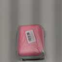 JCHPINE Silicone Cover and Hard Travel Case for JBL Go 4 Ultra Portable Bluetooth Speaker, Accessories for JBL Go 4 Pro Sound Bluetooth Speaker Stand Up Holder (Pink Case)