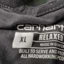Carhartt Men's Relaxed Fit Lightweight Short-Sleeve Pocket Logo Graphic T-Shirt, Shadow Signature Camo
 (XL)