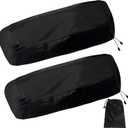 2Pcs Saddlebag Lid Cover For Harley Touring Road King Street Glide Road Glide Electra Glide Ultra Classic 1994-2025 Outdoor Speaker Boat Saddle Bag Nylon Waterproof Accessories Rain Audio Lid Bras
