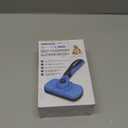 Swihauk Self Cleaning Slicker Brush - Skin Friendly Deshedding Grooming Tool for Dogs & Cats, Suitable for Shedding & Haired Pets, with Pet Supplies Accessories, Blue