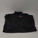 BASS OUTDOOR Womens Windbreaker Jacket  Zip-Off Sleeves & Stand Collar (Large, Black)