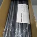 100 Pack 26" Aluminum Deck Balusters Round Black Deck Railing Stair Porch Staircase Spindles 3/4" Diameter Balusters Outdoor