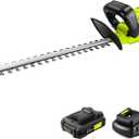 SnapFresh 20V Cordless Hedge Trimmer - 22" Dual-Action Blade,Electric Bush Trimmer,2.0Ah Battery & Fast Charger Included