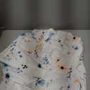 Zeagoo Blouses for Women Business Casual Button Down White Long Sleeve Floral Shirts Outfit Flower Business Casual Tops