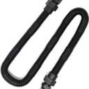 Midwest Hearth 3/4" Whistle Free Gas Flex Line for Fire Pit - Black (36" Long)