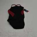 Speedo Womens Swimsuit One Piece Endurance+ Cross Back Solid Adult Team Colors (32, Spark Maroon/Black)