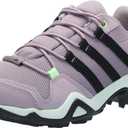 Adidas Women's Ax2s Hiking Sneaker (8, Preloved Fig/Black/Green Spark)