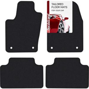 Floor Mats for Jeep Grand Cherokee 2011-2021 & Dodge Durango 2016 2017 2018 2019 2020 2021 - Custom Fit - 1st and 2nd Rows Set - Anti-Slip Backing - 30oz Carpet Mat - All Weather Car Liner Floormats