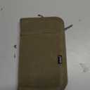 Journal Cover for Field Notes & Moleskine Cahier 3.5 x 5.5, Waxed Canvas Notebook Planner Sketchbook Cover with Zipper Pen Holder (Olive)