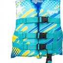 Oceans 7 US Coast Guard Approved Life Jacket for Infant, Kids, Youth,  Type II & III Vest, Personal Flotation Device (Seafoam: 30-50 lbs)