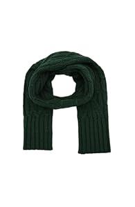 Michael Kors Men's V Cable Scarf, Soft & Stylish Fashion Accessory, Ideal for Cold Weather