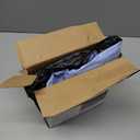 Inflatable Beach Mat, 70 x 29 Inch, Flocked Surface, Pillow Surround (Blue)