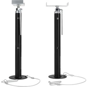 Camco Eaz-Lift RV Slide Out Supports - Heavy-Duty Steel Support Jacks for Camper - Adjustable Height from 19" to 47" with Incremental Lock Positions - Supports Up to 5,000lbs Each - Set of 2 (48866)