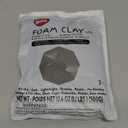 BOHS Gray Modeling Foam Clay - 1.1 Lbs, Squishy,Soft, Air Dry -for Flower Mirror,Cosplay,Fake Bake, Slime Supplies-500g