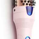 K&K 1.25 Inch Tourmaline Ionic Hot Brush Hair Curler for Loose & Volume Curls, Long Hair Heated Styler, Dual Voltage