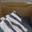 HelloTree Area Rug for Living Room 8x10 Washable Geometric Moroccan Rug Stripe Farmhouse Bohemian Minimalistic Non Slip Non Shedding Ultra Thin Soft Rug for Bedroom Office DiningRoom Nursery-Black