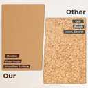 6mm Thick Large Cork Board Roll Bulletin Board Cork Sheet for Office Home, 96" x 48"