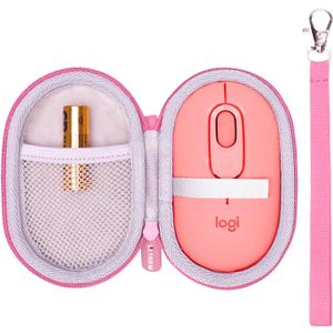 LTGEM Case Compatible with Logitech POP & Pebble Mouse 2 M350s/M350/M355/M340/i345 Wireless Bluetooth Mouse, Pink+Grey (6.Rose) LTGEM Case Compatible with Logitech POP & Pebble Mouse 2 M350s/M350/M355/M340/i345 Wireless Bluetooth Mouse, Pink+Grey (6.Rose)