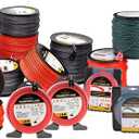 A Anleolife 3-Pound Heavy Duty Sawtooth 140-mil-by-328-ft Dual Core String Serrated Trimmer Line Spool for Walk Behind Wheeled Mowers with Built-in Line Cutter