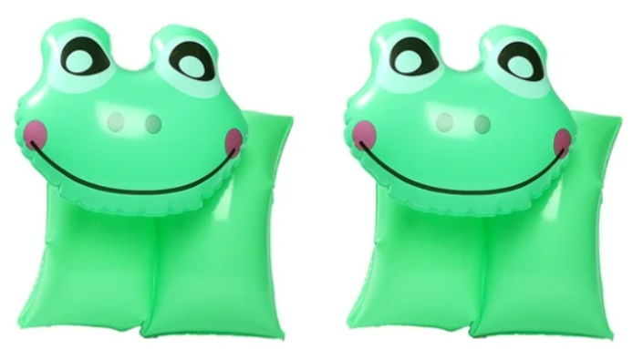 Inflatable Frog Arm Bands Pack Of 3