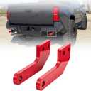 Rear Recovery Points for 2024-2026 Toyota Tacoma, Red Rear Tow Hooks Recovery Points Hooks fits for 24 25 26 Tacoma 2PCS
