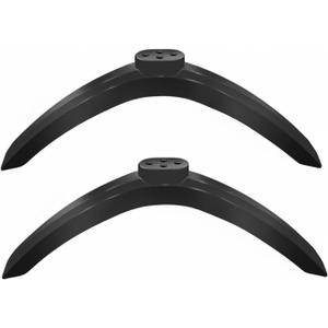 Universal TV Stand Legs for 43-50Inch TVs | 2 Pack Replacement TV Feet with Screws | Easy Install Plastic Mounting Brackets, Black Tabletop Base Stand(Check Holes Fit)