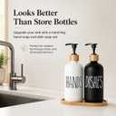 Soap Dispenser,Dish Soap Dispenser for Kitchen Sink.Glass Hand Soap Dispenser, Modern Farmhouse Decor Dish Soap Dispenser for Bathroom,Kitchen Sink Decor