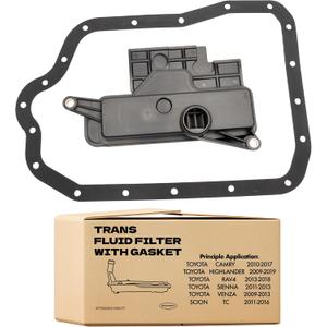 Automatic Transmission Filter with gasket kit - For Toyota Camry 2007-2017, Highlander 2014-2017, Sienna 2011-2016, Venza 2009-2016, Alvlon 2007-2018| For Lexus ES300 350, RX 350 450