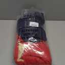 Syhood 2 Pieces Dog Jacket 2 Layers Fleece Lined Dog Jacket Warm Soft Windproof Small Pet Coat for Winter Cold Weather (3X-L,Navy,Red)