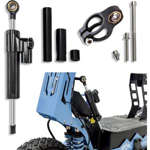 DOF DFGT08 Electric Scooter Steering Damper and Stablizer,DFGT08 Series EScooter Parts and Accessories, Fast Speed Dual Motor Off Road Electric Scooter Parts & Accessories (Black)