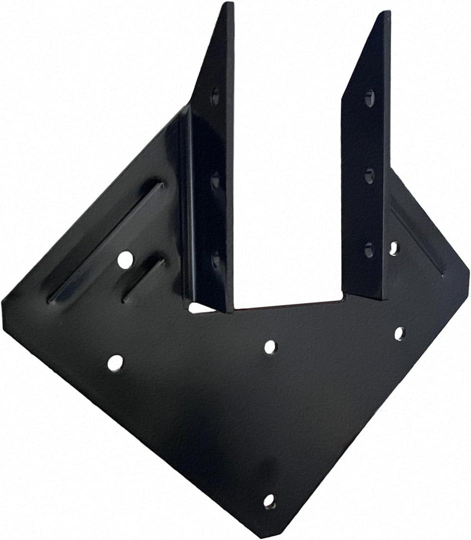 22 Pcs Black Hurricane Tie, 13 Gauge(Thickness 2.2mm) Joist Hangers, Fit 2x4,2x6 Truss to Rafter Connector for Roof Truss Timber, Hurricane Truss Hangers, Rafter Brackets,Hurricane Clips 22 Pcs Black Hurricane Tie, 13 Gauge(Thickness 2.2mm) Joist Hangers, Fit 2x4,2x6 Truss to Rafter Connector for Roof Truss Timber, Hurricane Truss Hangers, Rafter Brackets,Hurricane Clips