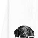 Funny Dachshund Gifts Hand Towels for Bathroom, Weiner Dog Bathroom Hand Towels, Weiner Dog Gifts for Women, 16x24 Inch