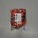 EXPAWLORER Plaid Dog Hoodie - British Style Warm Dog Sweater Shirt with Leash Hole,Pitbull Clothes Outfits,Winter Coat Apparel for All Breeds Puppy Girl Boy-Cat Apparel,Orange Small