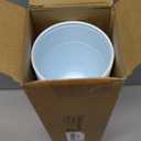 Pickmesh 50 Pack 12 oz Plastic Cups Disposable Cup Bulk for St Patricks Day Wedding Birthday Baby Shower Valentine New Year's Day Halloween and Festive Celebration Party Supplies(Light Blue)