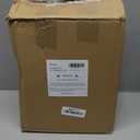 Ohmlove 4 Packs Storage Bins with Bamboo Lids - Plastic Storage Containers with Lids Stackable Storage Box: Storages Baskets for Organizing Desktop Closet Playroom Classroom Office, Black