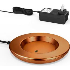 Charging Coaster 2 Compatible with Temperature Control Smart Mug 2,Mug1,Cisain Mug Power Cord for Em/BER Smart Temperature Control Mugs(Copper)