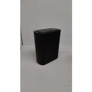 5 Gallon Motion Senor Bathroom Trash Can with Lid, Automatic Garbage Can Touchless, Smart Plastic Waste Basket for Narrow Spaces, Bathroom, Office, Bedroom, Living Room (Black)