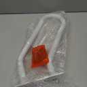 Hand Rails for Outdoor 1-2 Steps, Indoor Stairs, Bathroom, Wall Mount Non-Slip U-Shape Stair Hand Railing White 1 Pack