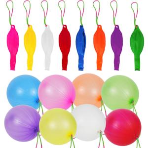 Neon Punch Balloons, Party Favors for Kids, Party Favor Bags/Box Fillers, Heavy Duty, (40-Pack), Easter Basket Stuffers, Sensory, Autism Toys