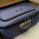 U.S. Traveler Anzio Softside Expandable Luggage with Spinner Wheels, Navy, 30-Inch Large